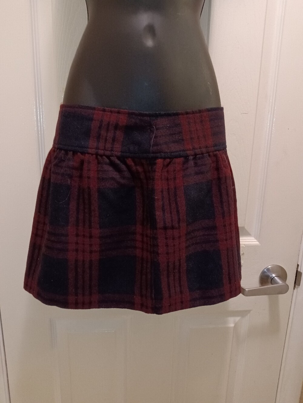 Nwt Abercrombie & Fitch Plaid School Girl Style Mini Skirt Sz 2